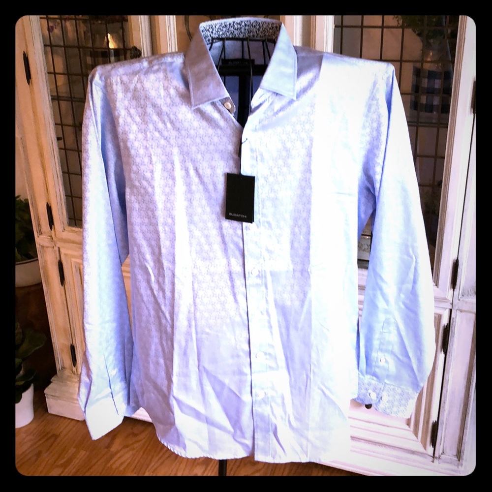 New Bugatchi long sleeve dress shirt